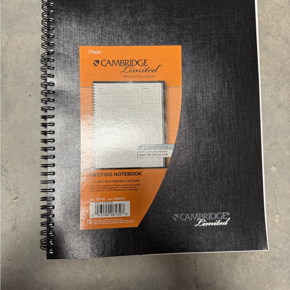 Cambridge Limited Business Notebook